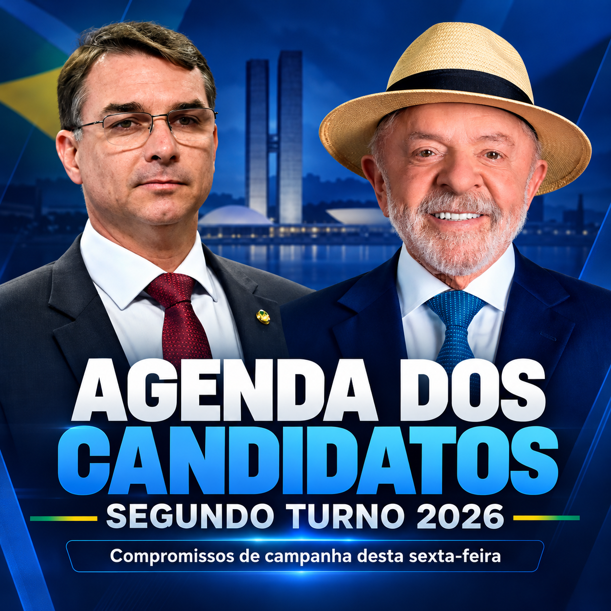 Lula aposta na força do Nordeste, enquanto Flávio Bolsonaro mobiliza apoiadores no Rio de Janeiro em sábado de campanha