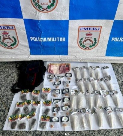 Adolescente é apreendido por tráfico de drogas em Cabo Frio
